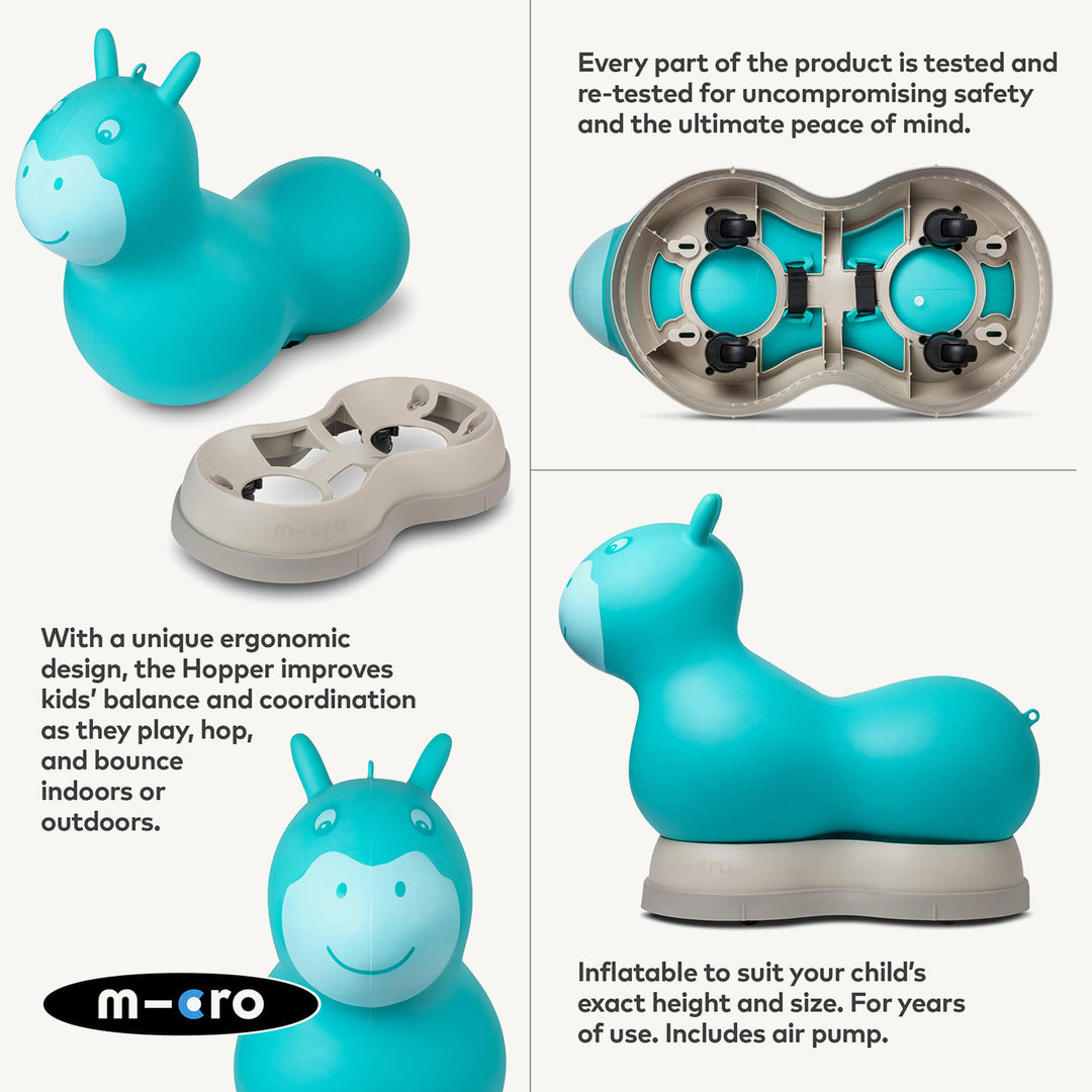 Micro Scooters Air Hopper - Aqua - All Mamas Children