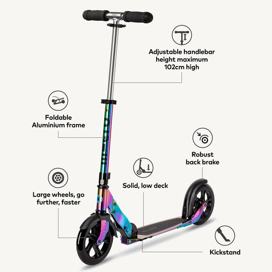 Micro Scooters Large Wheel Foldable Scooter - Neochrome - All Mamas Children