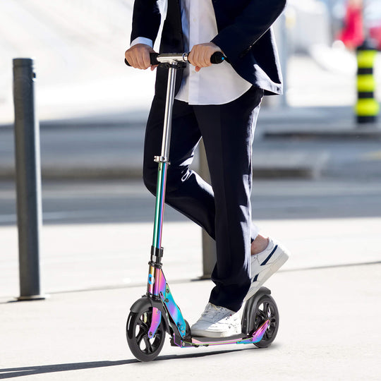 Micro Scooters Large Wheel Foldable Scooter - Neochrome - All Mamas Children