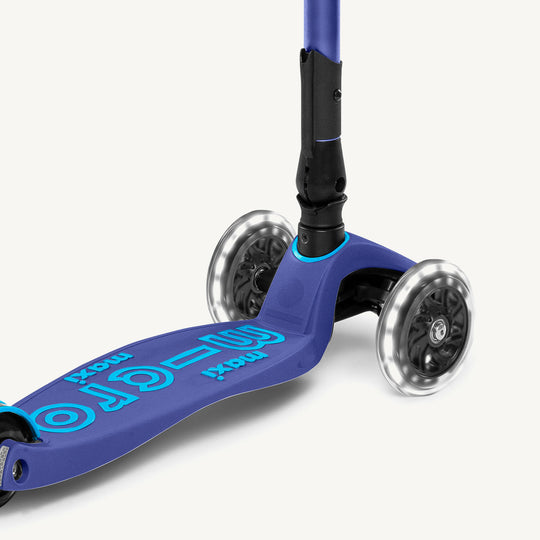 Micro Scooters Maxi Micro Scooter Deluxe Foldable LED - Blue - All Mamas Children