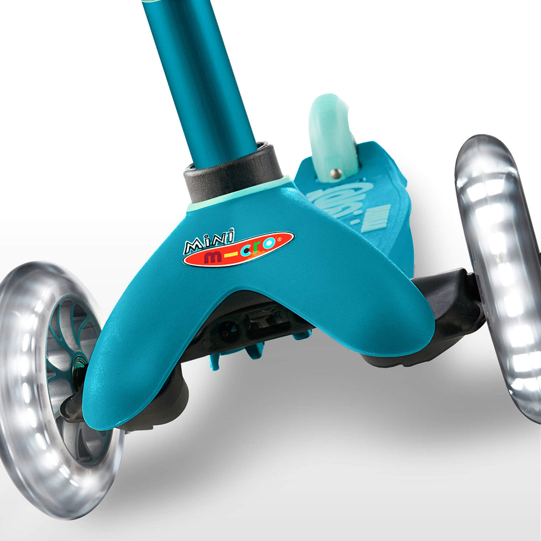 Micro Scooters Mini Micro Scooter Deluxe LED - Aqua - All Mamas Children