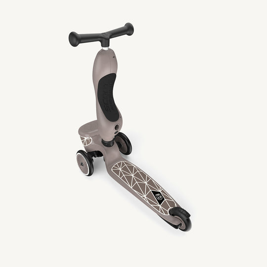 Scoot and Ride 2 in 1 Balance Bike / Scooter - Highway Kick 1 Lifestyle Brown Lines - All Mamas Children
