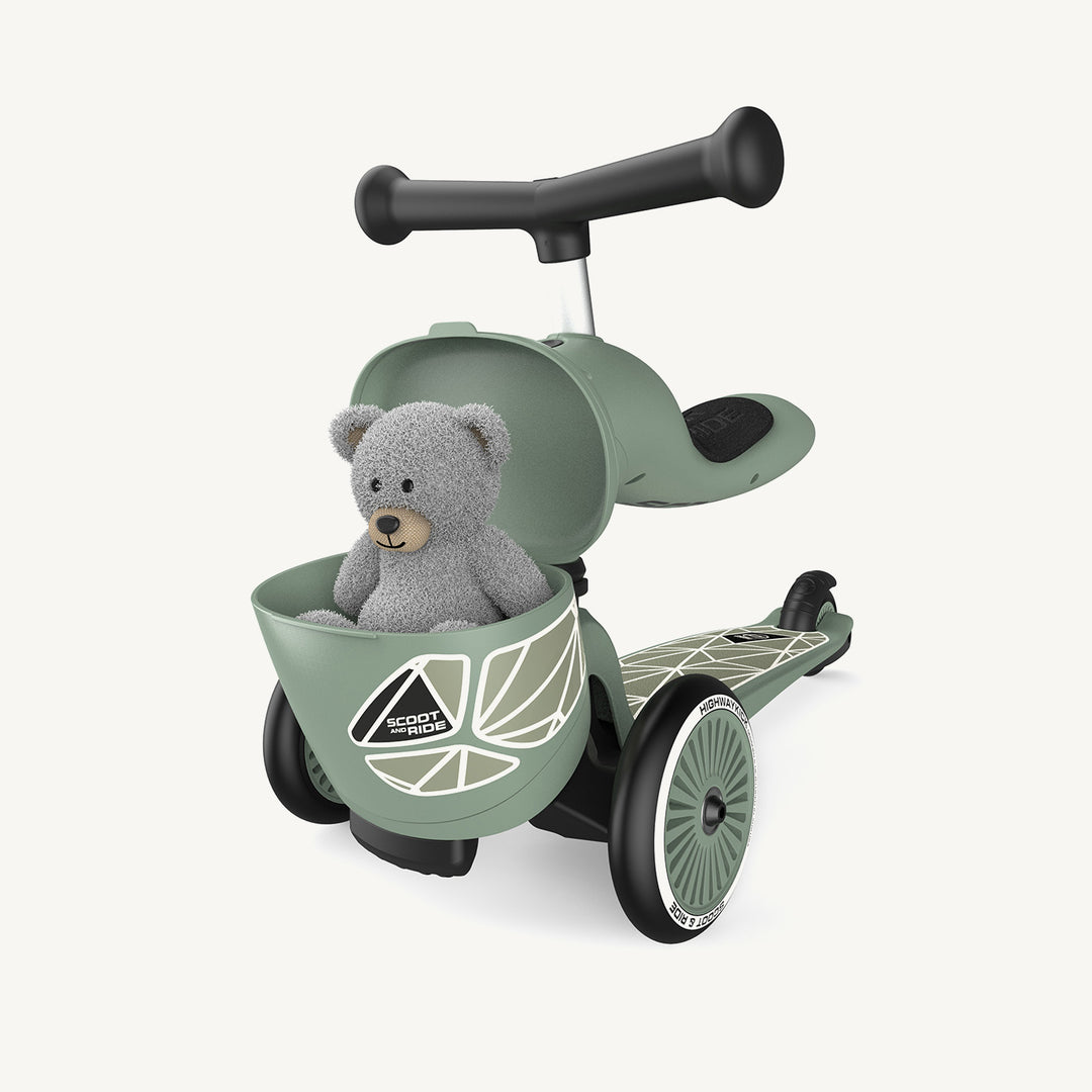 Scoot and Ride 2 in 1 Balance Bike / Scooter - Highway Kick 1 Lifestyle Green Lines - All Mamas Children