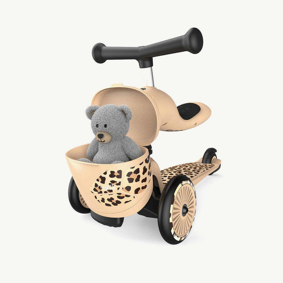 Scoot and Ride 2 in 1 Balance Bike / Scooter - Highway Kick 1 Lifestyle Leopard - All Mamas Children