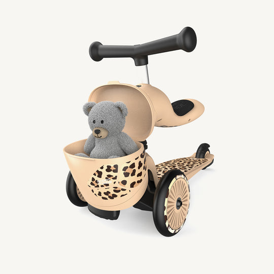 Scoot and Ride 2 in 1 Balance Bike / Scooter - Highway Kick 1 Lifestyle Leopard - All Mamas Children