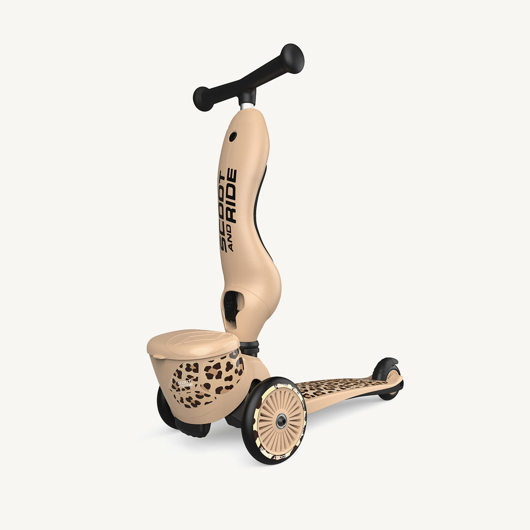 Scoot and Ride 2 in 1 Balance Bike / Scooter - Highway Kick 1 Lifestyle Leopard - All Mamas Children