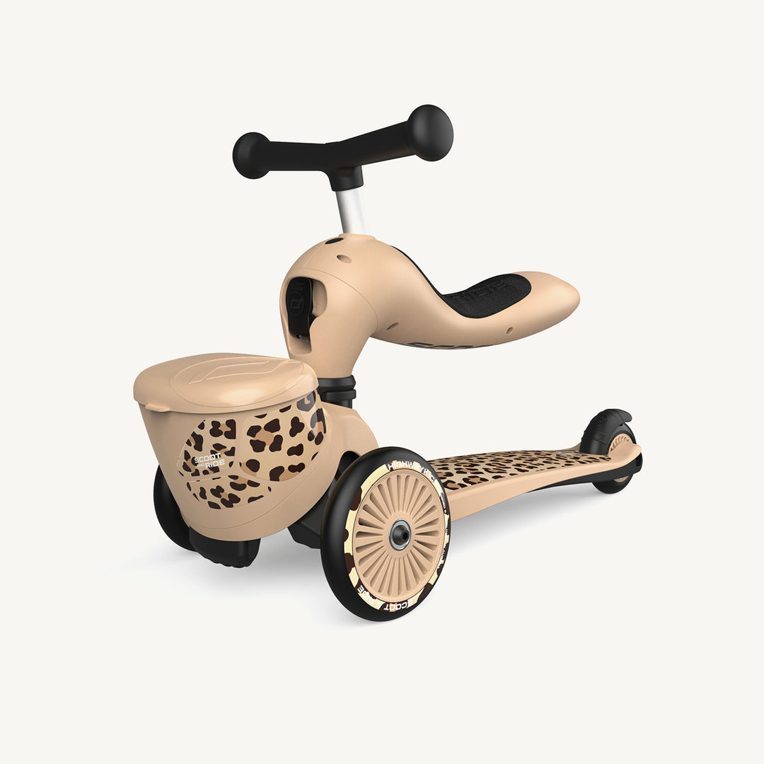 Scoot and Ride 2 in 1 Balance Bike / Scooter - Highway Kick 1 Lifestyle Leopard - All Mamas Children