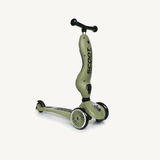 Scoot and Ride 2 in 1 Balance Bike / Scooter - Highwaykick 1 - Olive - All Mamas Children