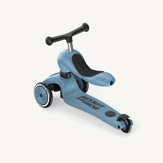 Scoot and Ride Highwaykick 1 Push & Go - Steel - All Mamas Children
