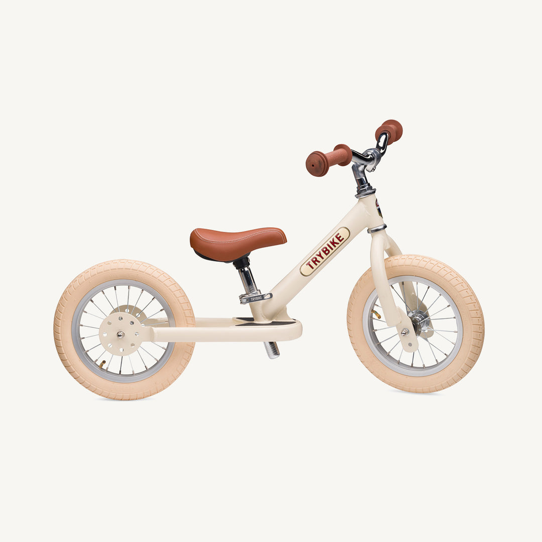 Trybike Steel Balance Trike - Matte - Vintage Cream - All Mamas Children