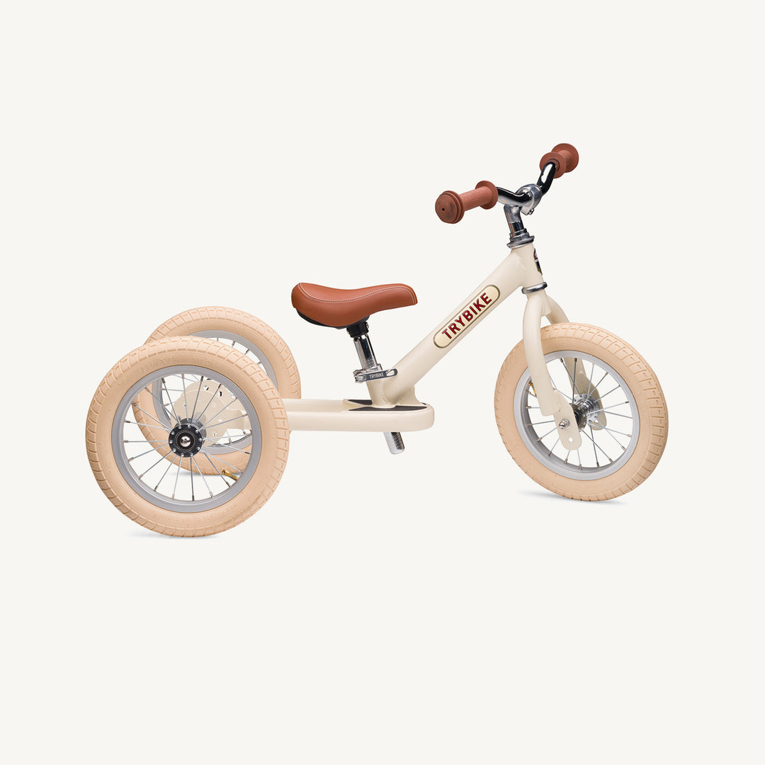 Trybike Steel Balance Trike - Matte - Vintage Cream - All Mamas Children