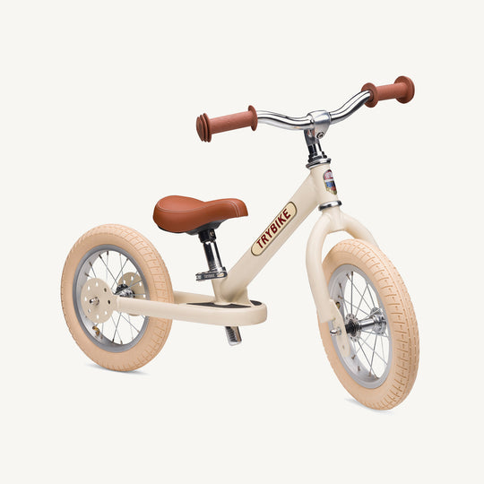 Trybike Steel Balance Trike - Matte - Vintage Cream - All Mamas Children