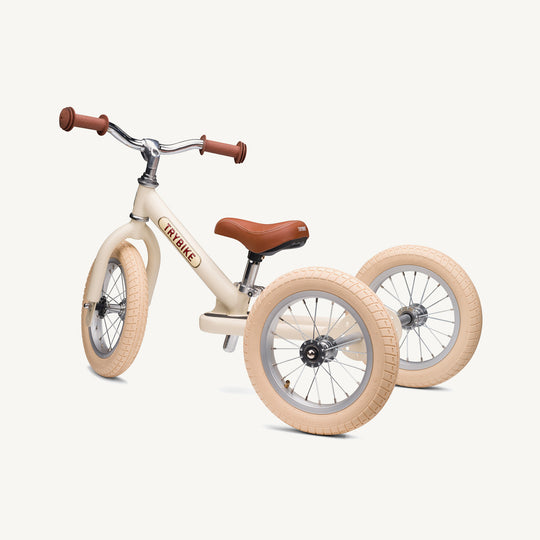 Trybike Steel Balance Trike - Matte - Vintage Cream - All Mamas Children