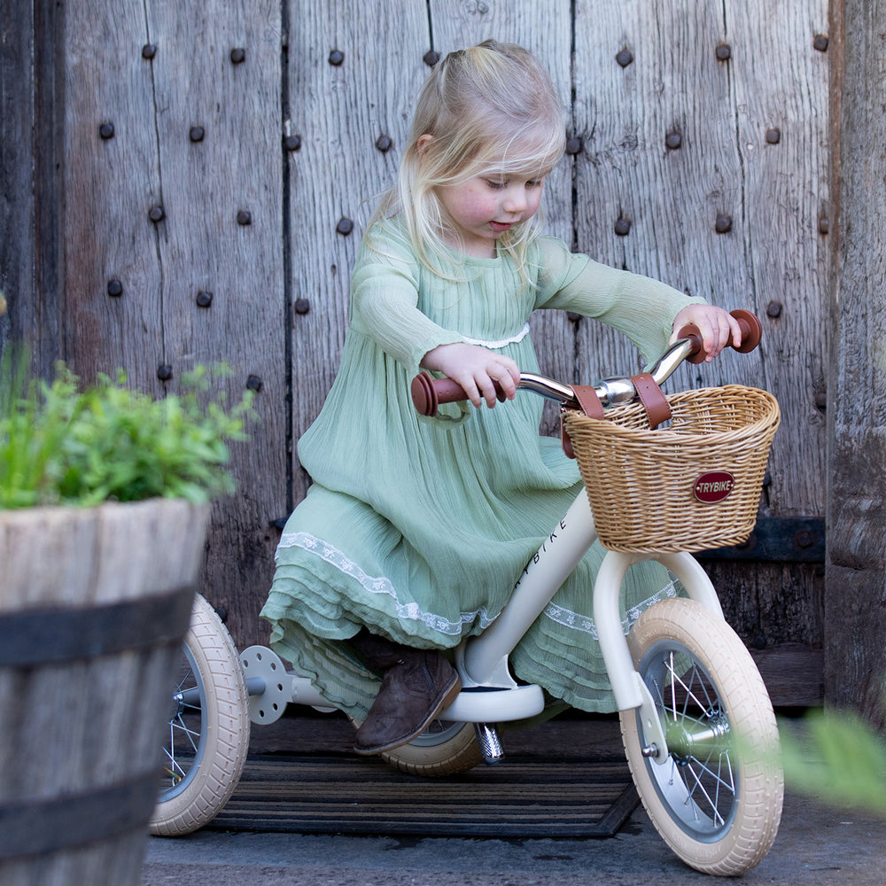 Trybike Steel Balance Trike - Matte - Vintage Cream - All Mamas Children
