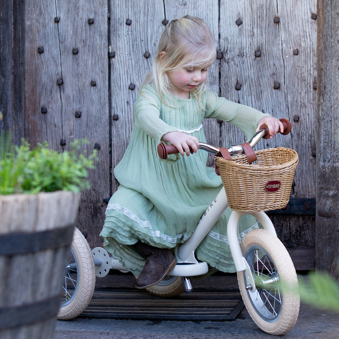 Trybike Steel Balance Trike - Matte - Vintage Cream - All Mamas Children