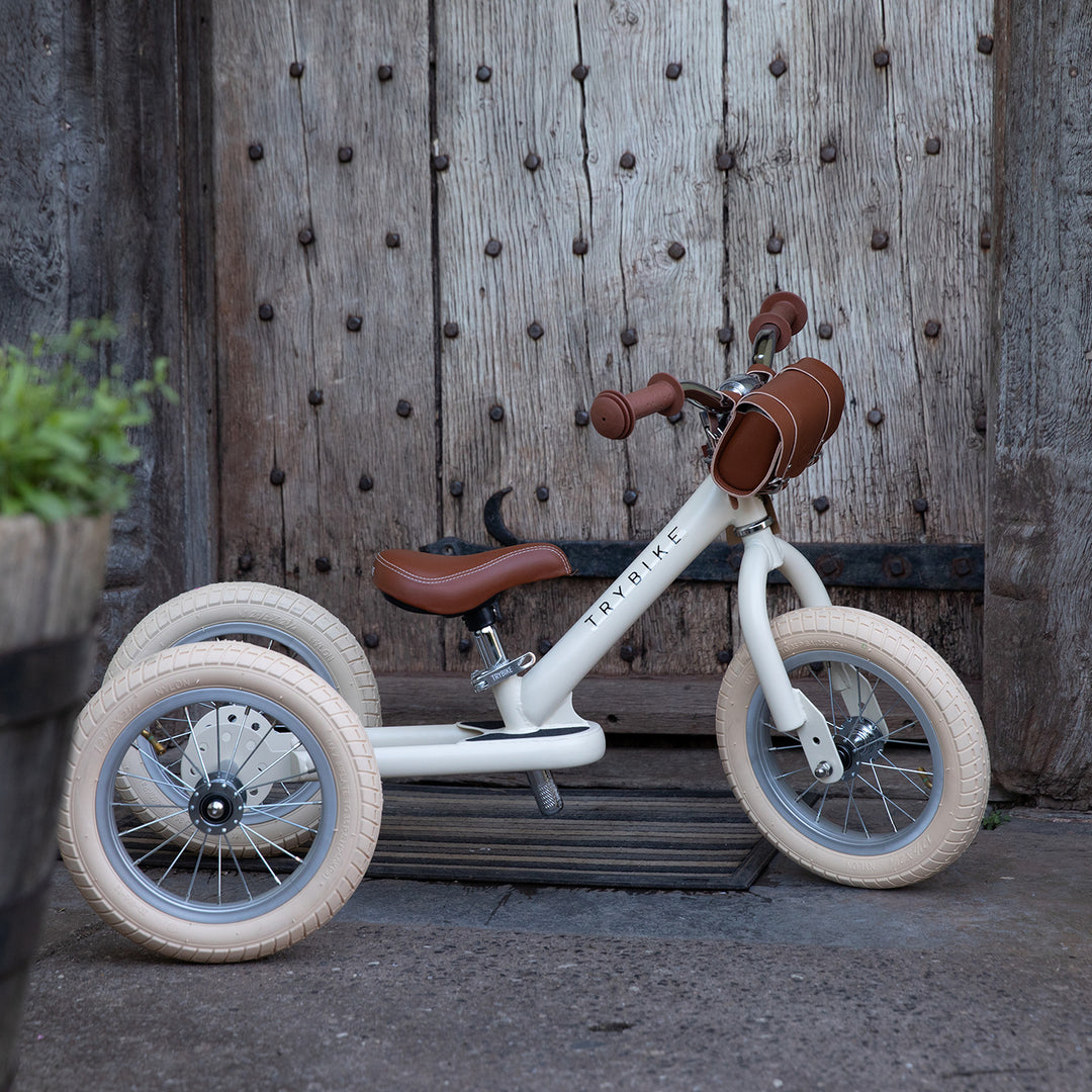 Trybike Steel Balance Trike - Matte - Vintage Cream - All Mamas Children