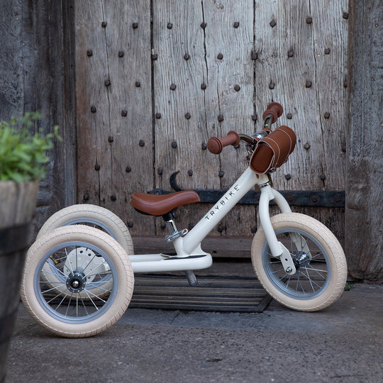 Trybike Steel Balance Trike - Matte - Vintage Cream - All Mamas Children