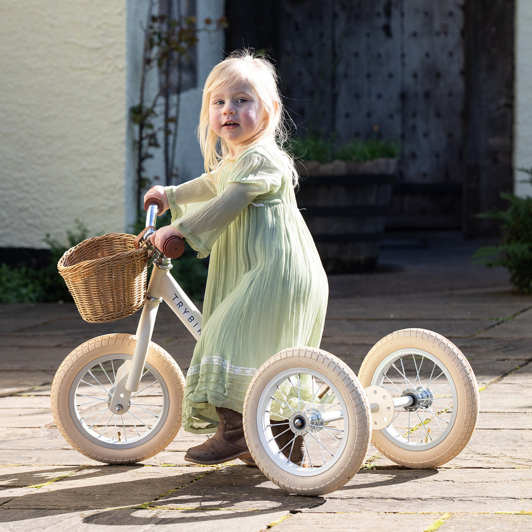 Trybike Steel Balance Trike - Matte - Vintage Cream - All Mamas Children