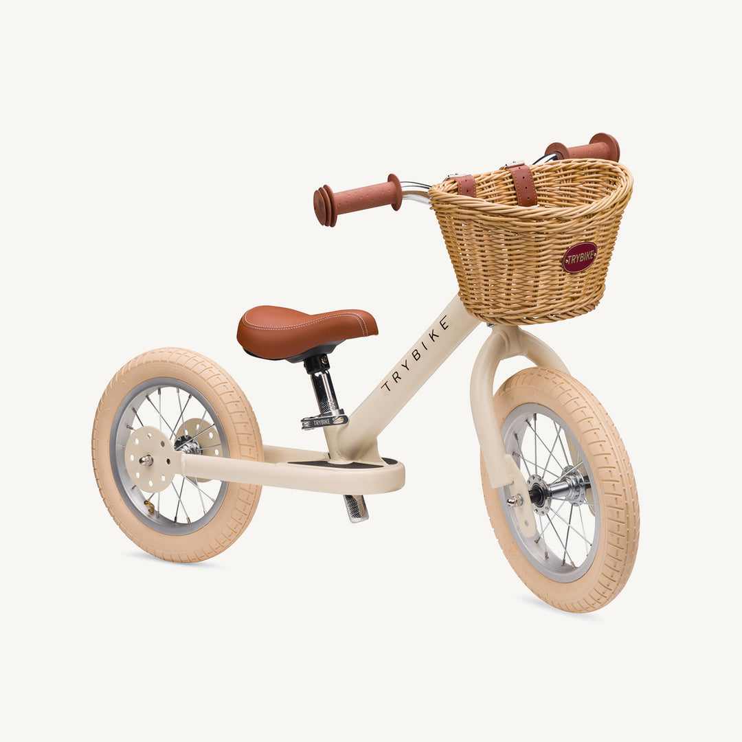 Trybike Steel Balance Trike - Matte - Vintage Cream - All Mamas Children