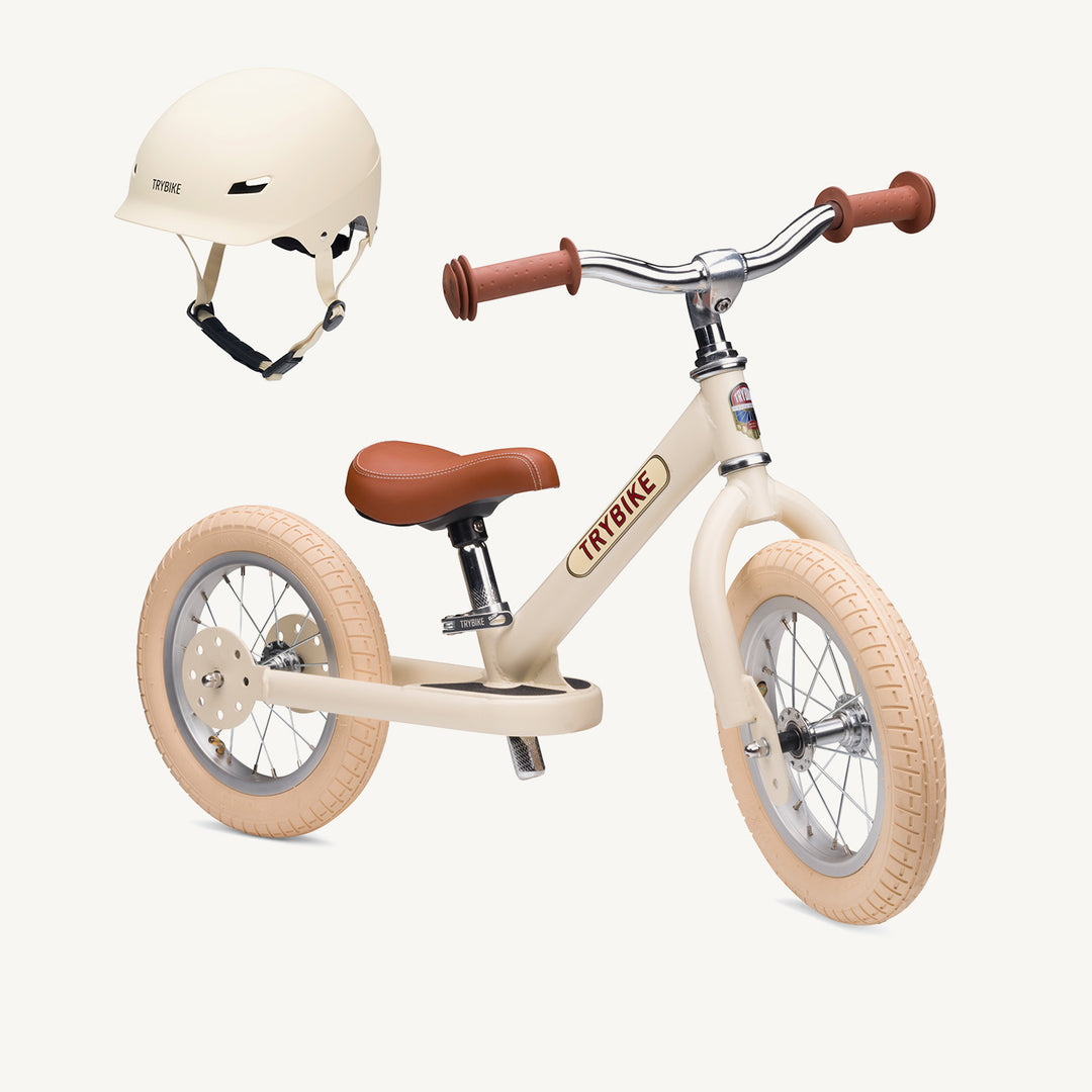 Trybike Steel Balance Trike - Matte - Vintage Cream - All Mamas Children