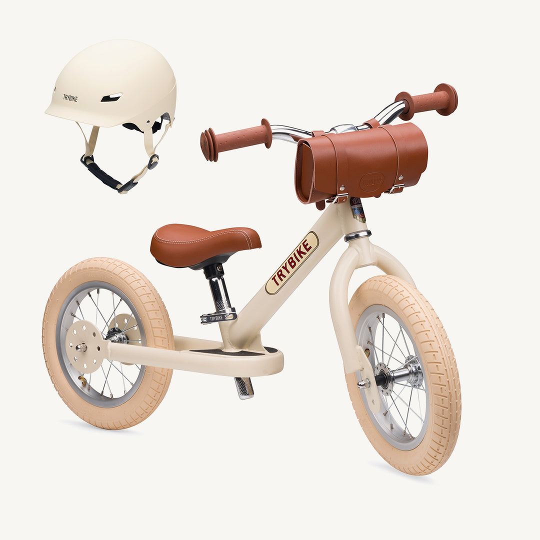 Trybike Steel Balance Trike - Matte - Vintage Cream - All Mamas Children
