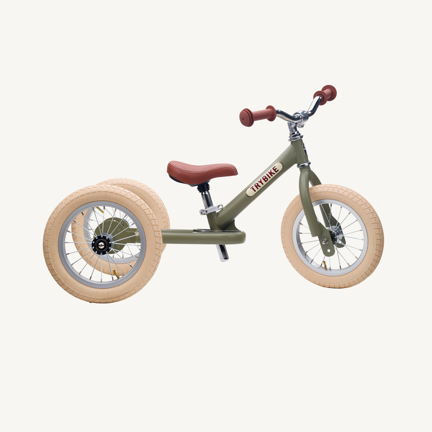 Trybike Steel Balance Trike - Matte - Vintage Green - All Mamas Children
