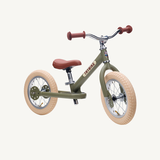 Trybike Steel Balance Trike - Matte - Vintage Green - All Mamas Children