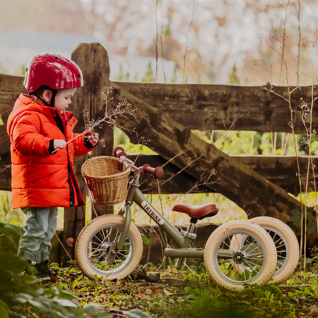 Trybike Steel Balance Trike - Matte - Vintage Green - All Mamas Children