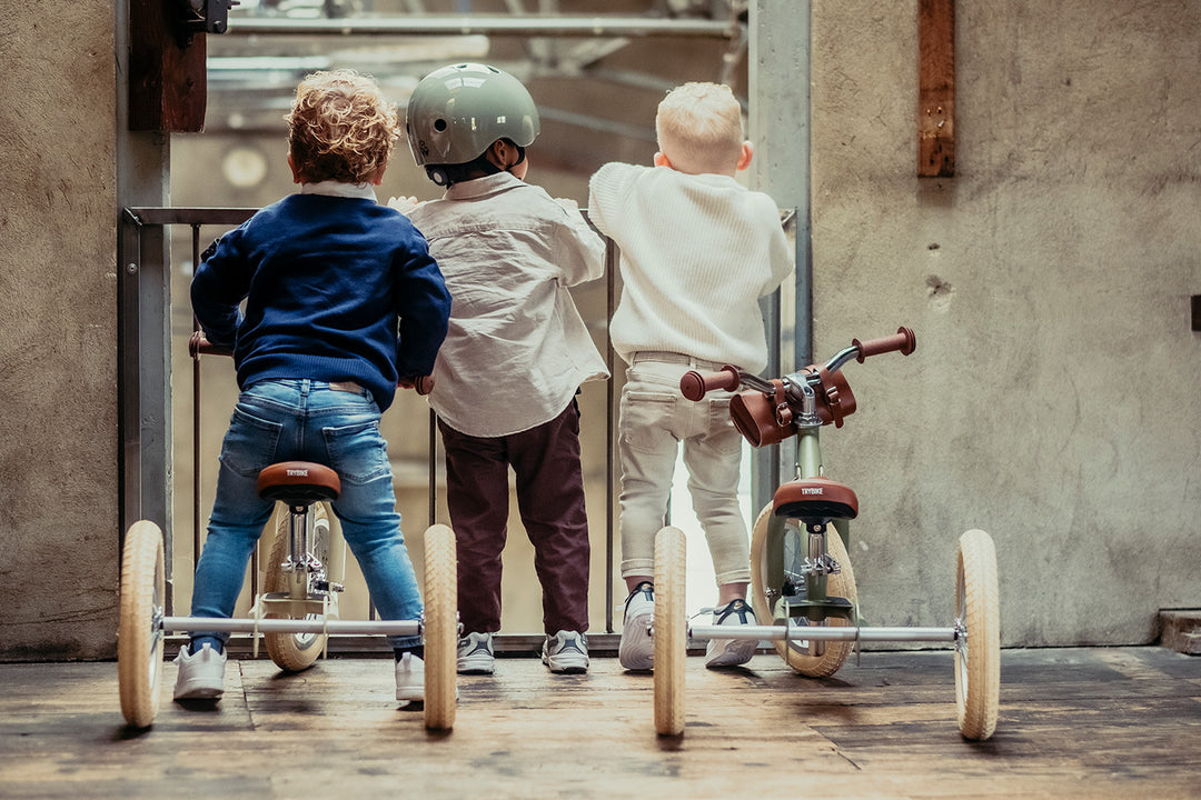 Trybike Steel Balance Trike - Matte - Vintage Green - All Mamas Children