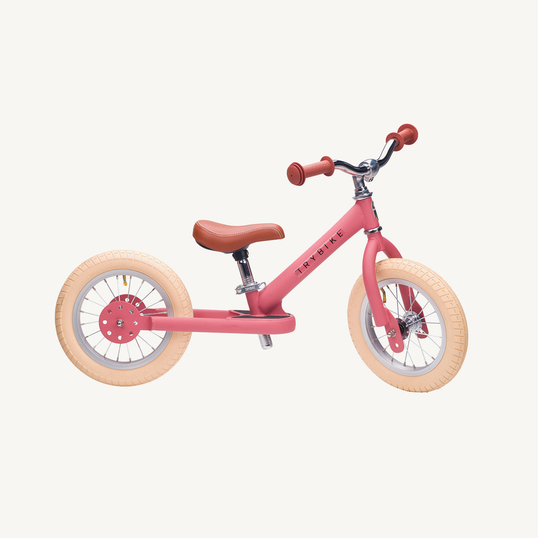 Trybike Steel Balance Trike - Matte - Vintage Pink - All Mamas Children