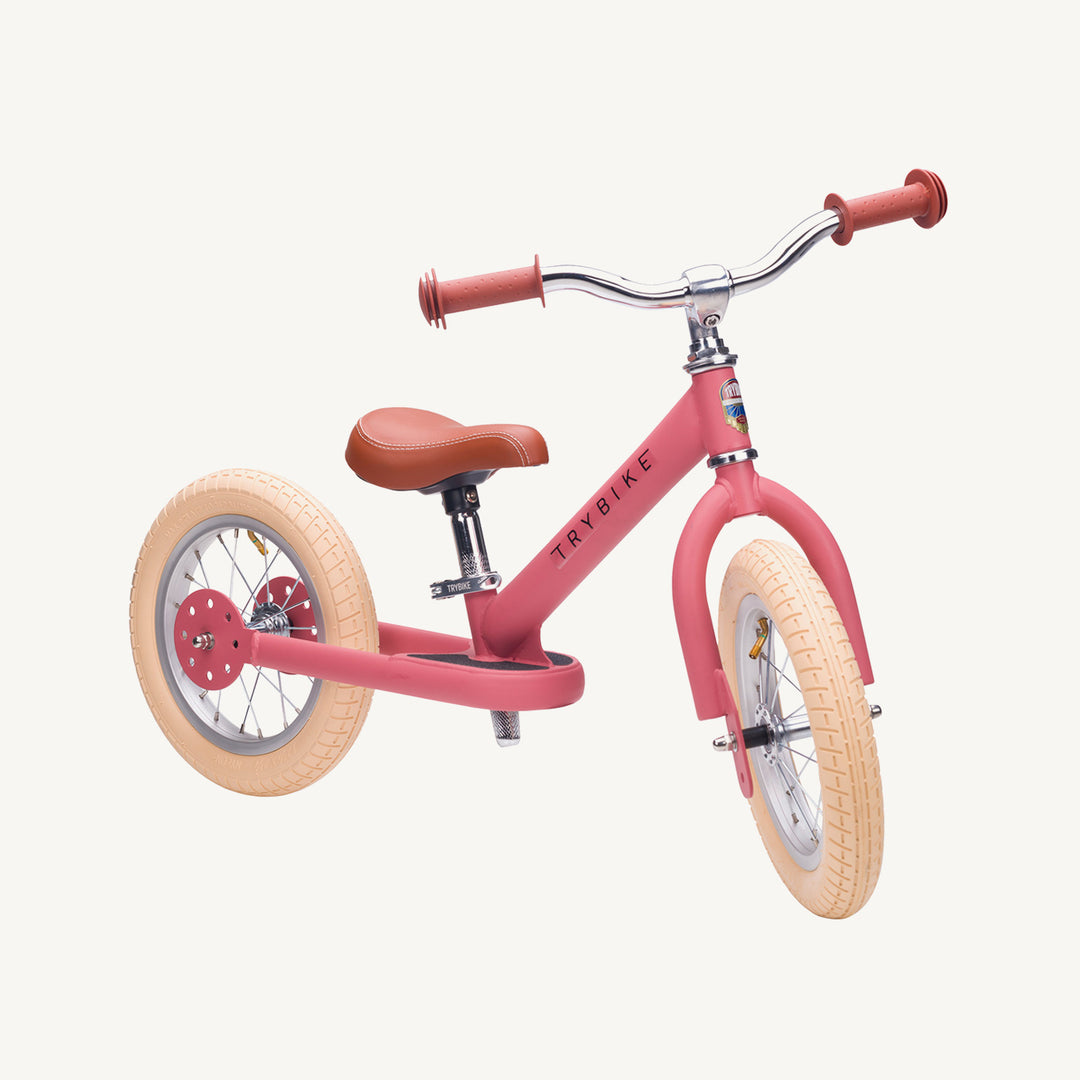 Trybike Steel Balance Trike - Matte - Vintage Pink - All Mamas Children