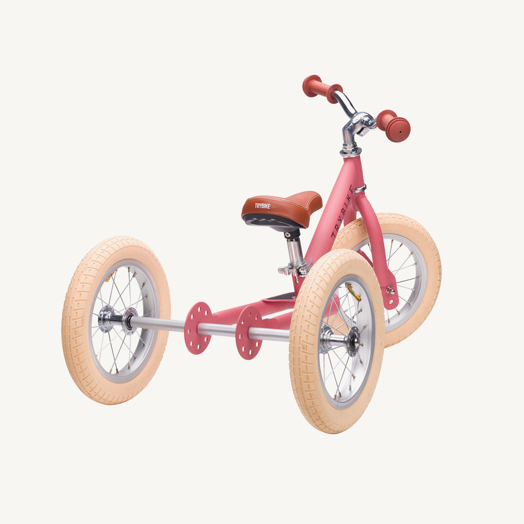 Trybike Steel Balance Trike - Matte - Vintage Pink - All Mamas Children