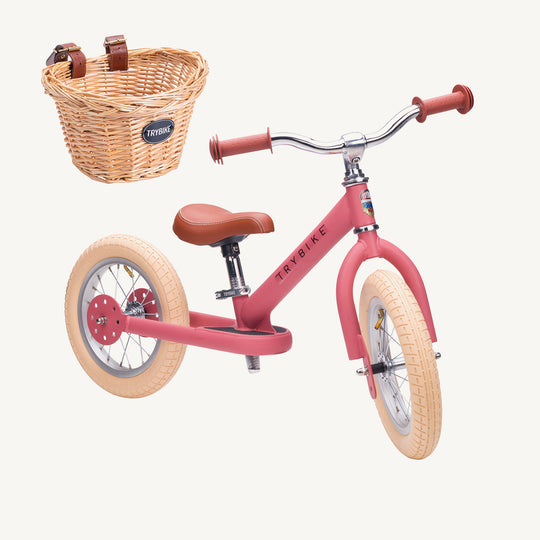 Trybike Steel Balance Trike - Matte - Vintage Pink - All Mamas Children