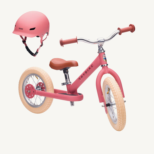 Trybike Steel Balance Trike - Matte - Vintage Pink - All Mamas Children