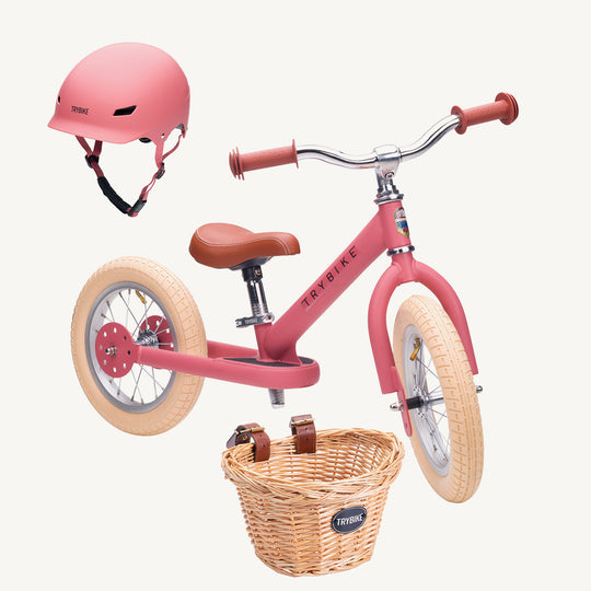 Trybike Steel Balance Trike - Matte - Vintage Pink - All Mamas Children