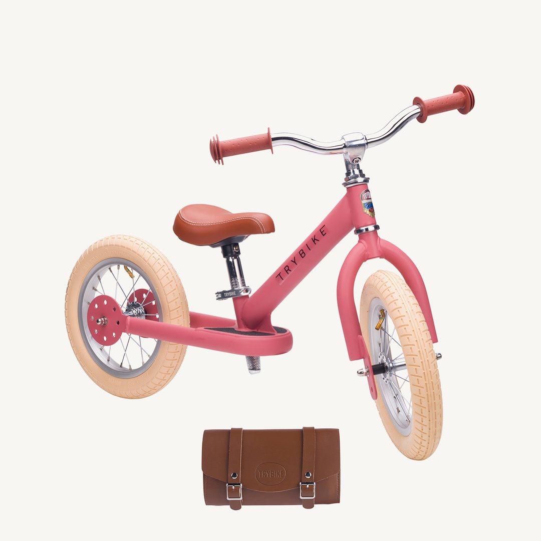Trybike Steel Balance Trike - Matte - Vintage Pink - All Mamas Children