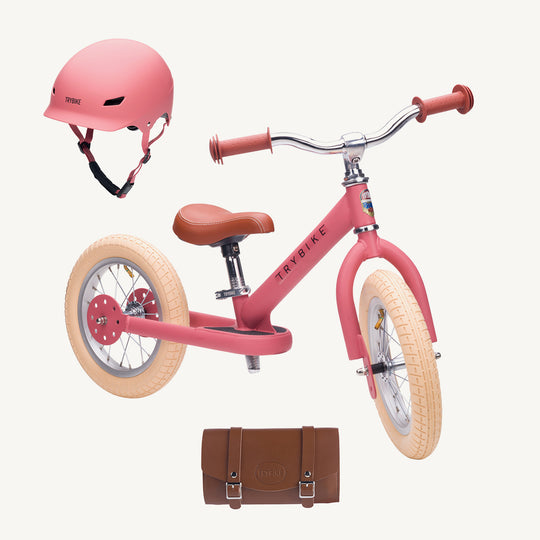 Trybike Steel Balance Trike - Matte - Vintage Pink - All Mamas Children