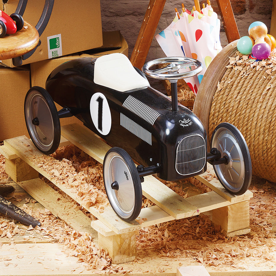 Vilac Ride On Classic Car - Black - All Mamas Children