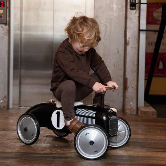 Vilac Ride On Classic Car - Black - All Mamas Children