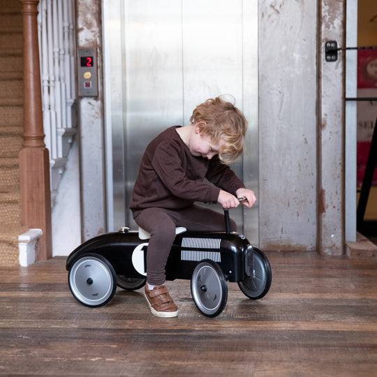 Vilac Ride On Classic Car - Black - All Mamas Children