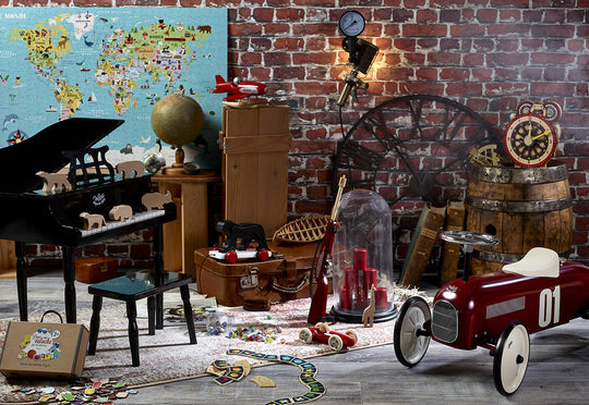 Vilac Ride On Classic Car - Burgundy - All Mamas Children