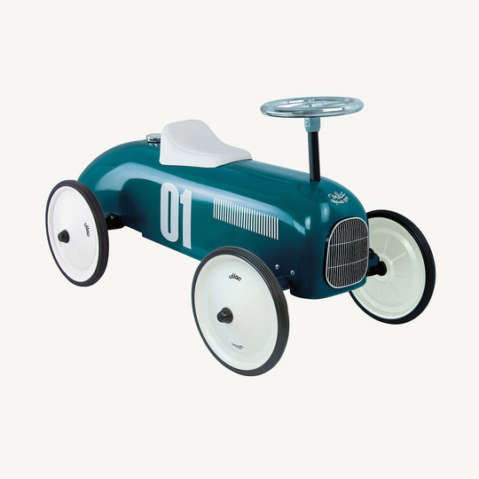 Vilac Ride On Classic Car - Petrol Blue - All Mamas Children