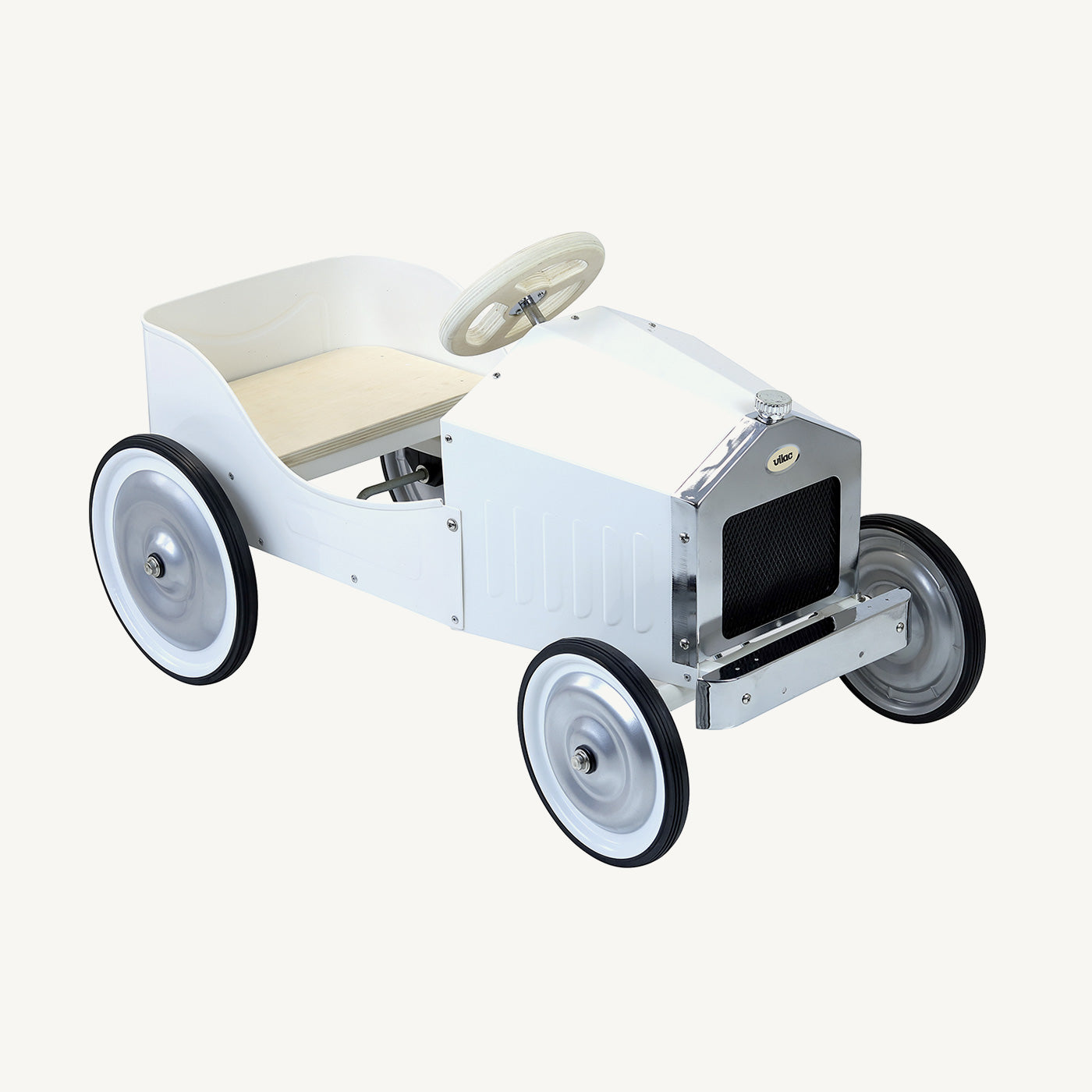 Vilac Large Pedal Car White – All Mamas Children