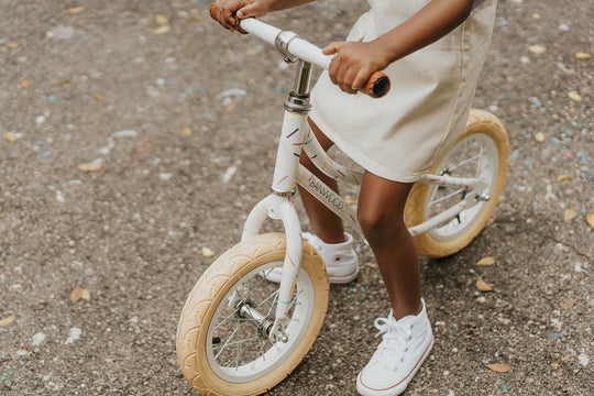 Banwood First Go Balance Bike - Marest Allegra White - All Mamas Children