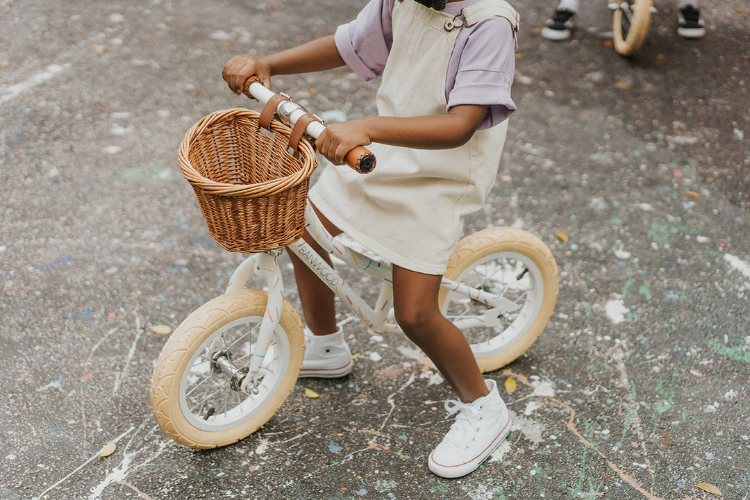 Banwood First Go Balance Bike - Marest Allegra White - All Mamas Children