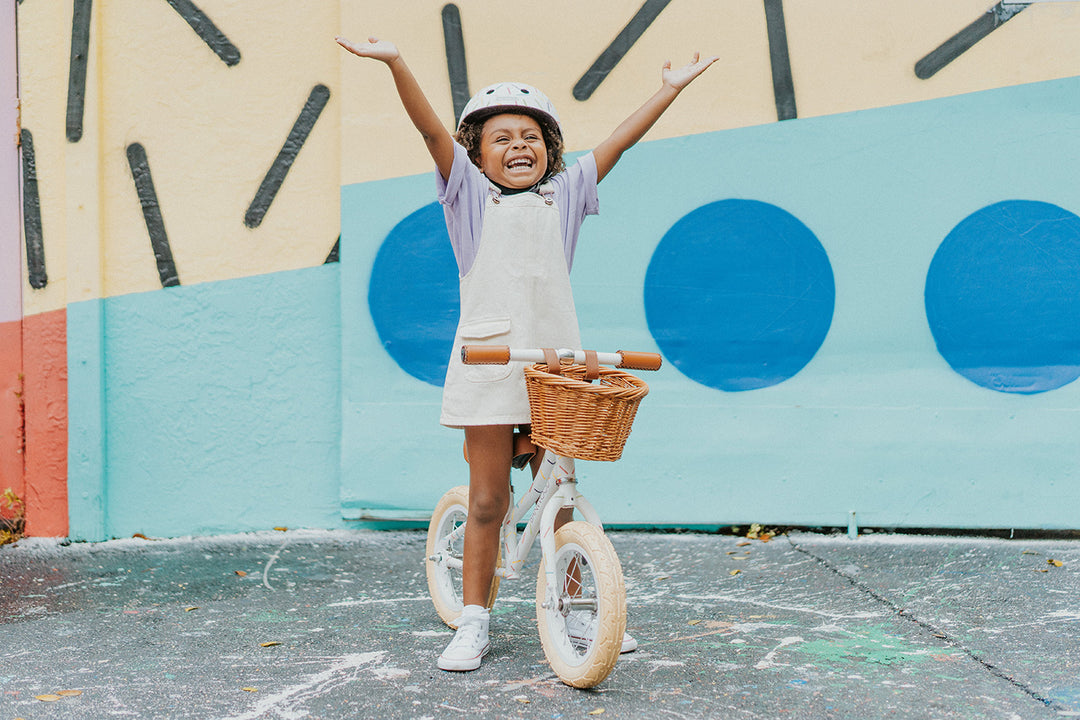 Banwood First Go Balance Bike - Marest Allegra White - All Mamas Children