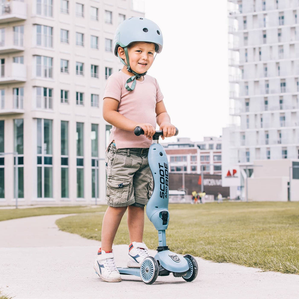 Scoot and Ride 2 in 1 Balance Bike / Scooter - Highwaykick 1 in Steel - All Mamas Children