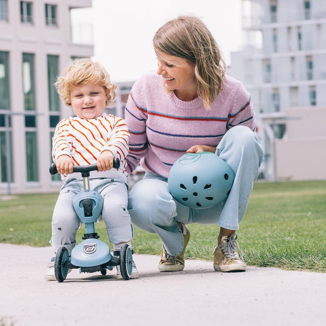 Scoot and Ride 2 in 1 Balance Bike / Scooter - Highwaykick 1 in Steel - All Mamas Children