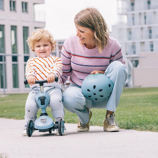Scoot and Ride 2 in 1 Balance Bike / Scooter - Highwaykick 1 in Steel - All Mamas Children