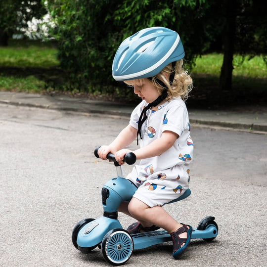 Scoot and Ride 2 in 1 Balance Bike / Scooter - Highwaykick 1 in Steel - All Mamas Children